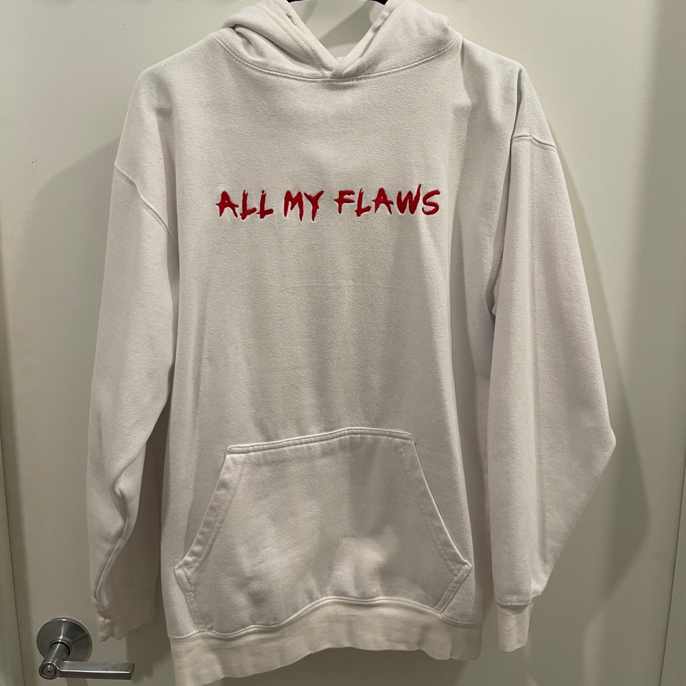 White Hoodie Size M